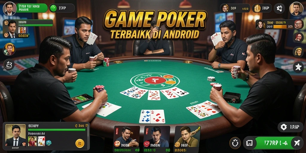 Screenshot gameplay Poker di 77RP yang menampilkan serunya permainan.