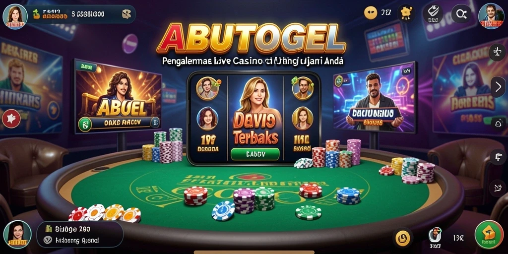Tampilan gameplay Live Casino yang menarik di ABUTOGEL.