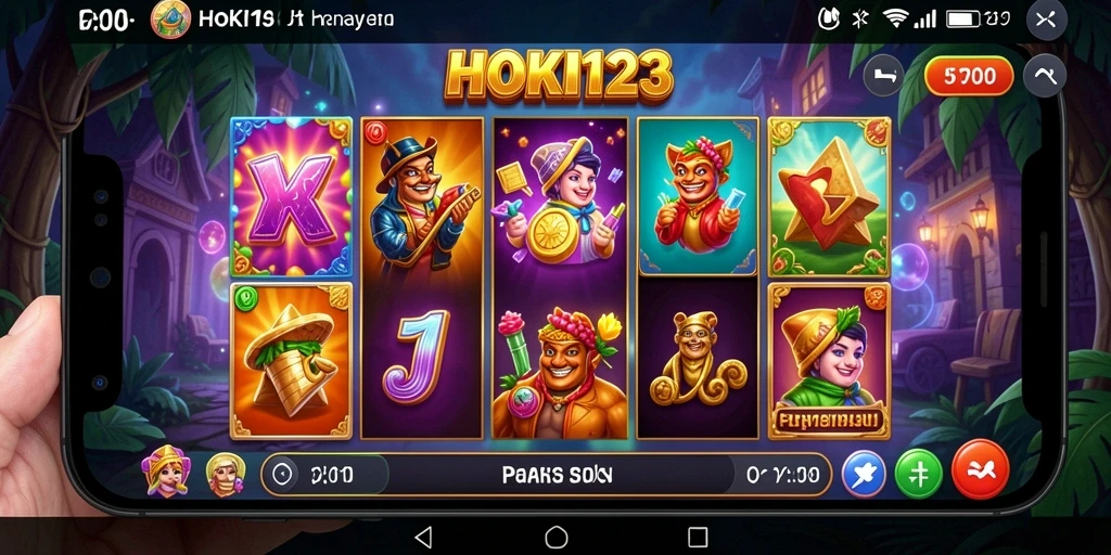 Screenshot HOKI123 menunjukkan gameplay Slot yang menarik dan seru.