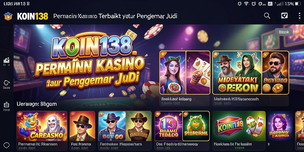 Gameplay menarik dari aplikasi Kasino KOIN138 dengan berbagai pilihan permainan.