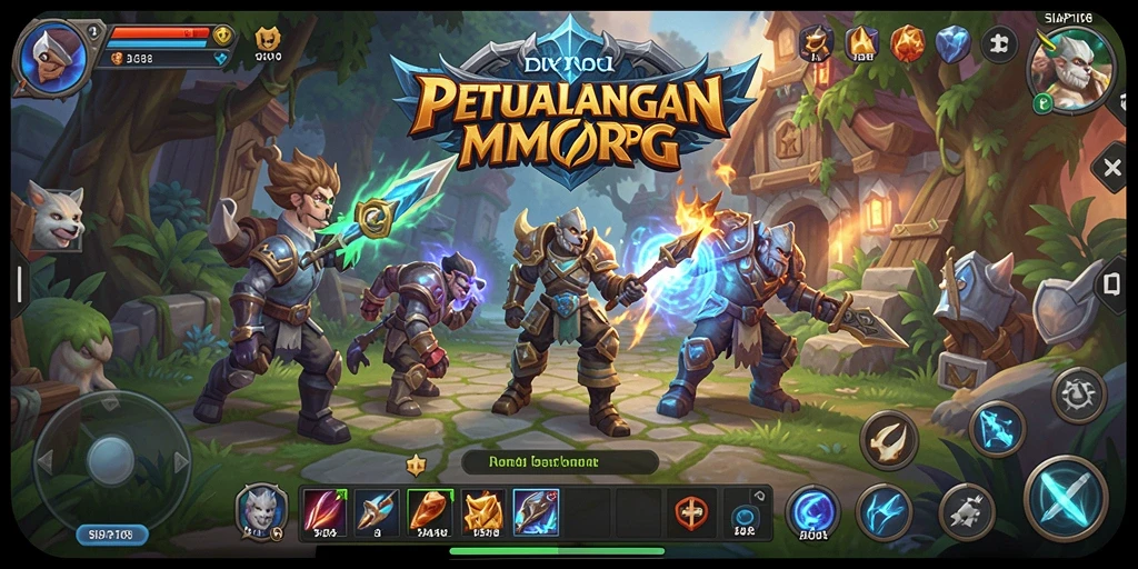 Tampilan gameplay menarik dalam SIAP108, penuh dengan aksi dan petualangan.