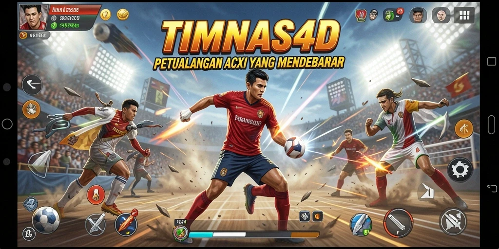 Tampilan aksi mendebarkan di TIMNAS4D yang pasti memikat.