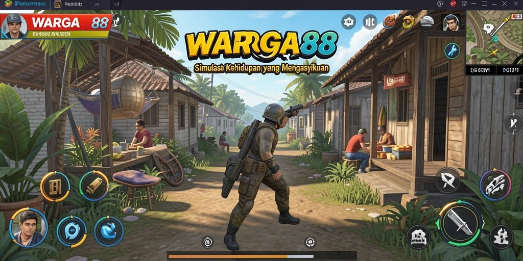 Tampilan gameplay WARGA88 yang menarik dan interaktif.