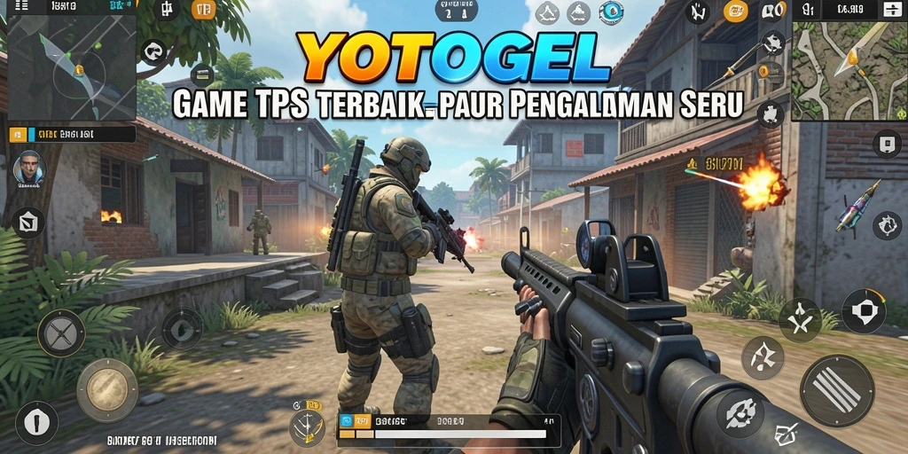 Tampilan permainan <strong>YOTOGEL</strong> dengan aksi memukau dalam pertarungan TPS.